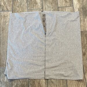 Lulu Lemon oversized Striped Gray scarf 26” wide 64” long.